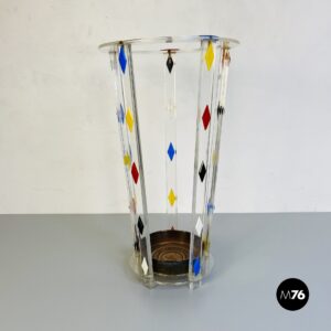 Portaombrelli in plexiglass, 1980 ca.