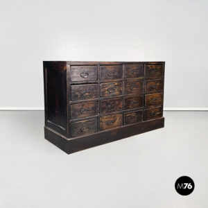 Cassettiera in legno, 1900 ca.