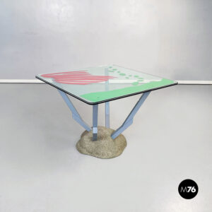 Tavolo da pranzo Artificio di Paolo Deganello per Cassina, 1980 ca.