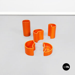 Vasi in ceramica arancione, 1970 ca.