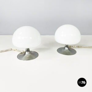 Lampade da tavolo Mushroom di Goffredo Reggiani per Reggiani, 1970 ca.