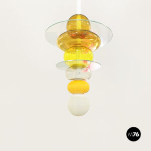 Lampadario Firenze di Ettore Sottsass per Venini, 1990 ca.