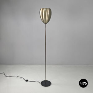 Lampada da terra in acciaio,  1950 ca.