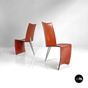 Sedie Ed Archer di Philippe Starck per Driade, 1980 ca.