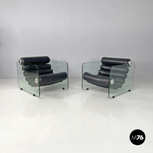 Poltrone Hyaline di Fabio Lenci per Comfort Line, 1970 ca.