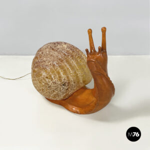 Lampada da tavolo Snail di Marzio Cecchi per Dimensione Fuoco, 1960 ca.