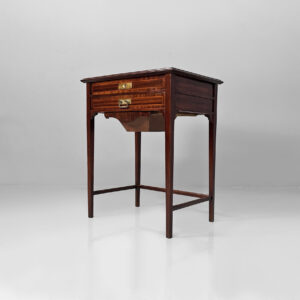 Consolle con specchio in legno, 1930 ca.