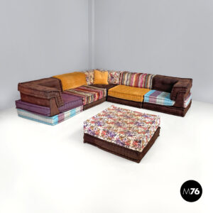 Divano modulare Mah Jong di Hans Hopfer per Roche Bobois, 2000 ca.