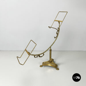 Espositore da tavolo in ottone e bronzo, inizio 1900 ca.