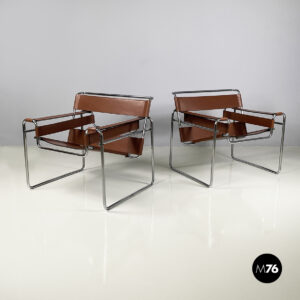 Poltrone Wassily di Marcel Breuer per Gavina, 1960 ca.