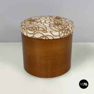Pouf con scompartimento di Pozzi, 1960 ca.