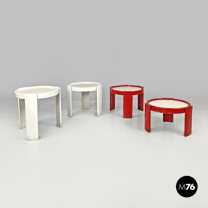 Tavoli da caffè 780/783 di Gianfranco Frattini per Cassina, 1970 ca.