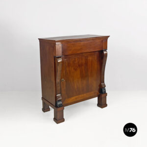 Mobile in legno con anta, 1850 ca.