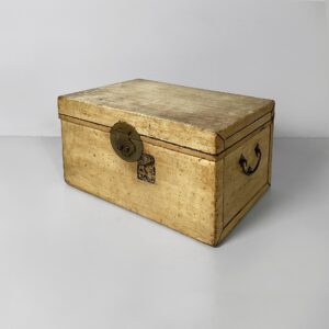 Scatola in legno e carta, 1950 ca.