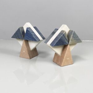Sculture geometriche in marmo, 1980 ca.