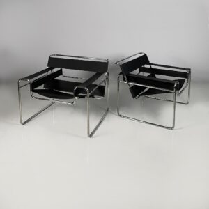Poltrone Wassily di Marcel Breuer per Gavina, 1960 ca.