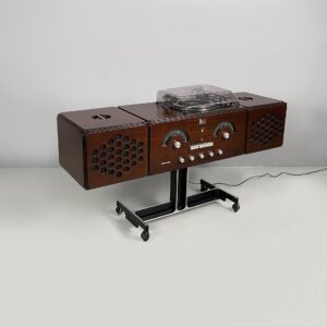 Radiofonografo RR126 e giradischi di Achille e Pier Giacomo Castiglioni per Brionvega, 1960 ca.
