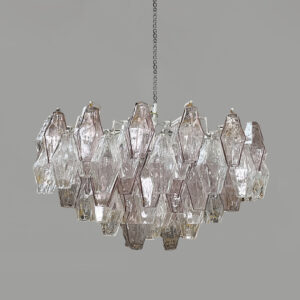 Lampadario Poliedri di Carlo Scarpa per Venini, 1960 ca.