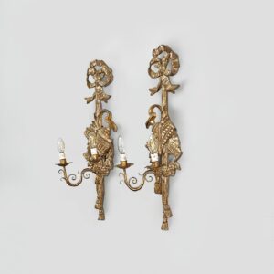 Applique in legno dorato, 1800 ca.