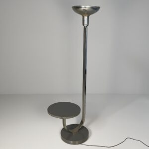 Lampada da terra con tavolo integrato, 1930 ca.